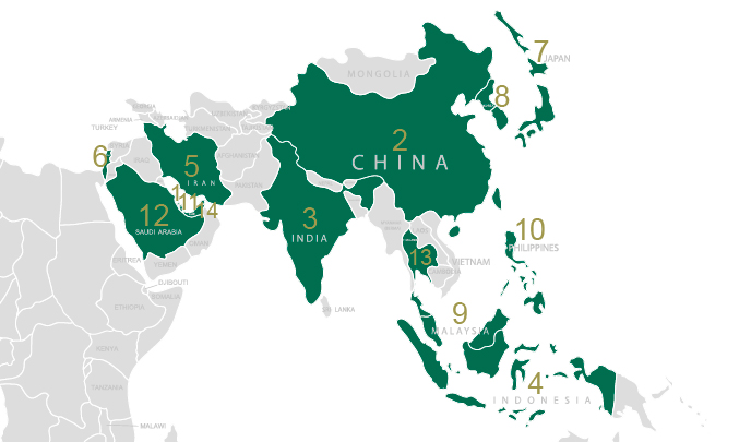 GREENMAX en Asia