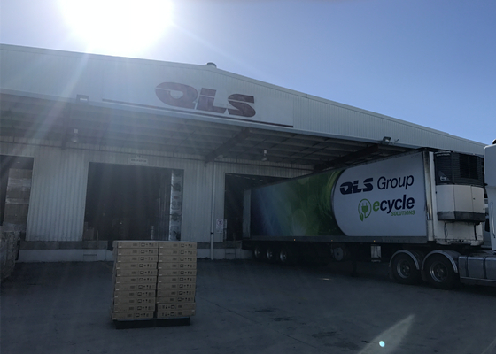 QLS GRUPO – Una empresa nacional de almacenamiento y logística aplica la máquian de GreenMax M-C300 para reciclar poliestireno expandido