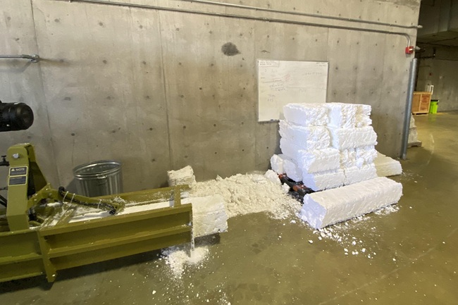 bloque de espuma compactado en frío