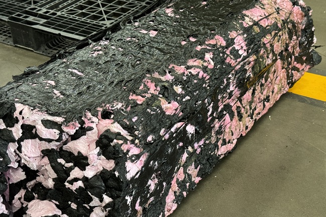 bloques compactados de EPP