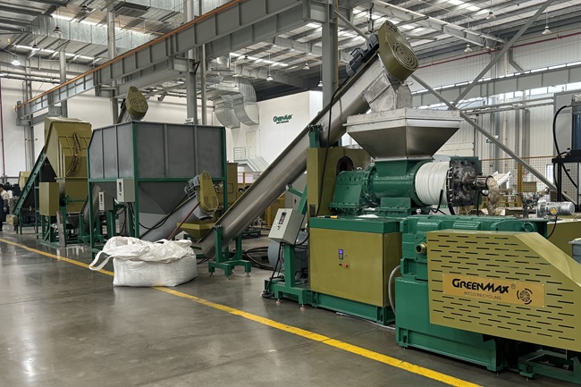 máquina de peletización por extrusión