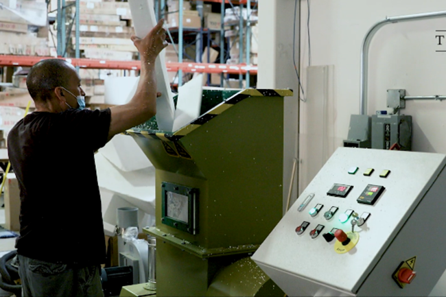 máquina de reciclaje de poliestireno