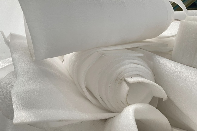 residuos de espuma de PE